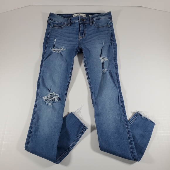 HOLLISTER 1R 25W/30L Jeans Low Rise Super Skinny - Picture 1 of 11